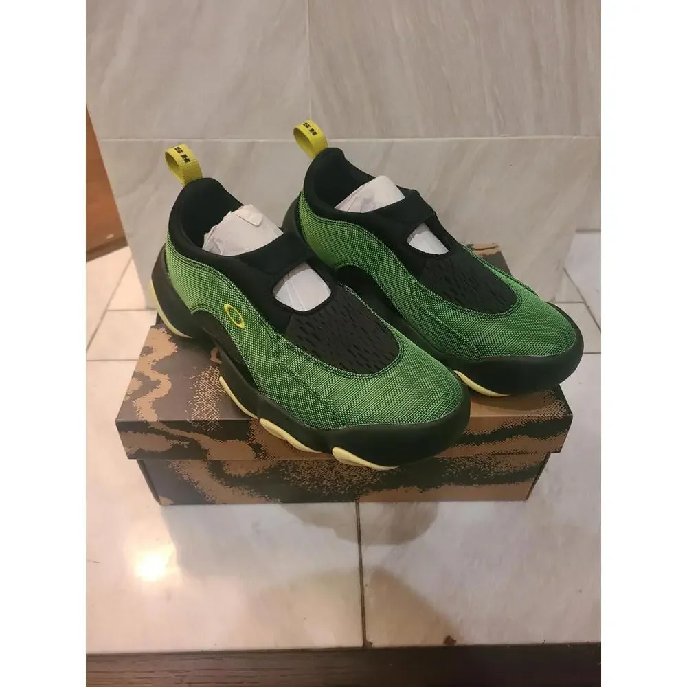 Oakley Factory Team X Brain Dead Flesh Sandal - Size 8.5M - Green Lemon NEW - Picture 3 of 7